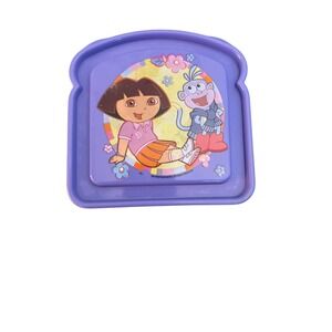 Vintage Dora the Explorer Sandwich Box Zak Designs 2000s Nickelodeon Container‎